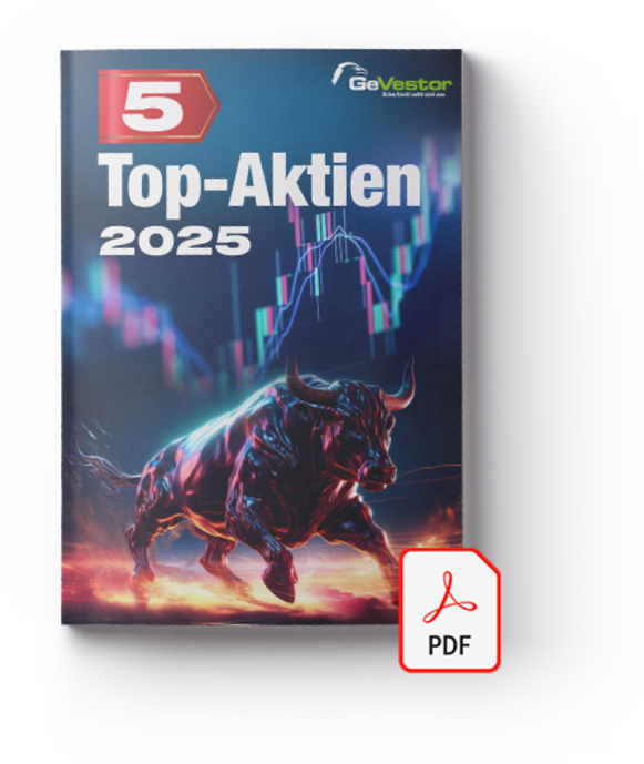 Cover des PDF-Reports: 5 Top-Aktien 2025