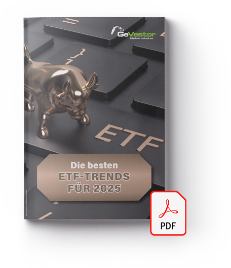 Cover des PDF-Reports: Die besten ETF-Trends für 2025