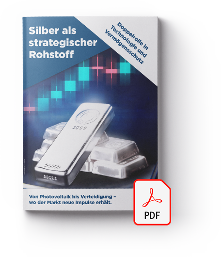 silber-als-strategeischer-rohstoff-cover.png Cover des PDF-Reports: Silber als strategischer Rohstoff - Von Photovolltalk bis Verteidigung - wo der Markt neue Impulse erhält