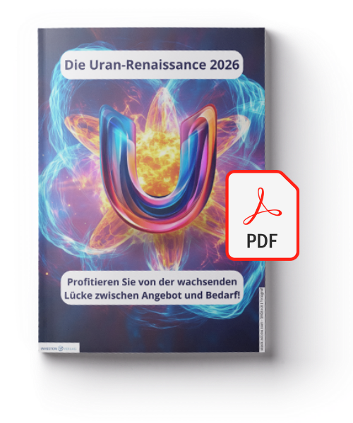 Cover des PDF-Reports: Die Uran-Renaissance 2026: Profitieren Sie von der wachsenden Lücke zwischen Angebot und Bedarf